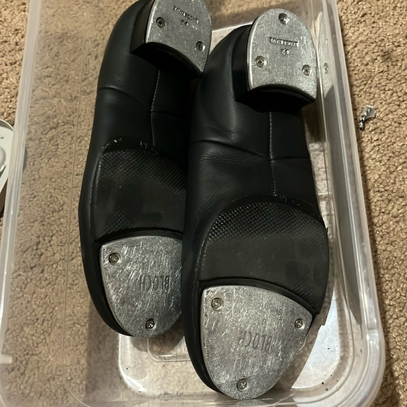 Bloch Ladies Tap-Flex Leather Tap Shoes Size 7.5 - Picture 4 of 4